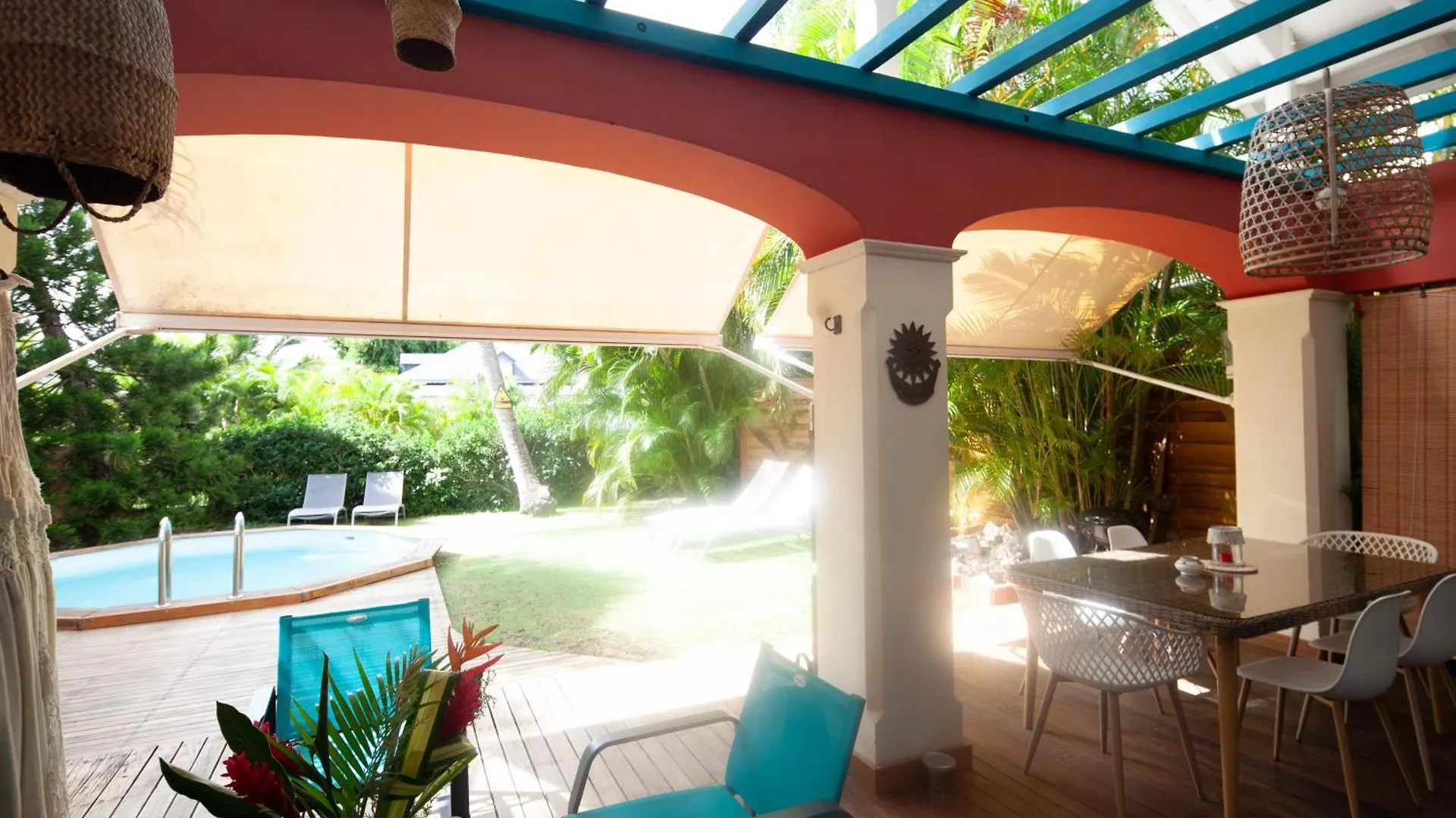 סן-פרנסואה Villa Marie Galante 4/6 P A 50 M De La Plage גוואדלופ