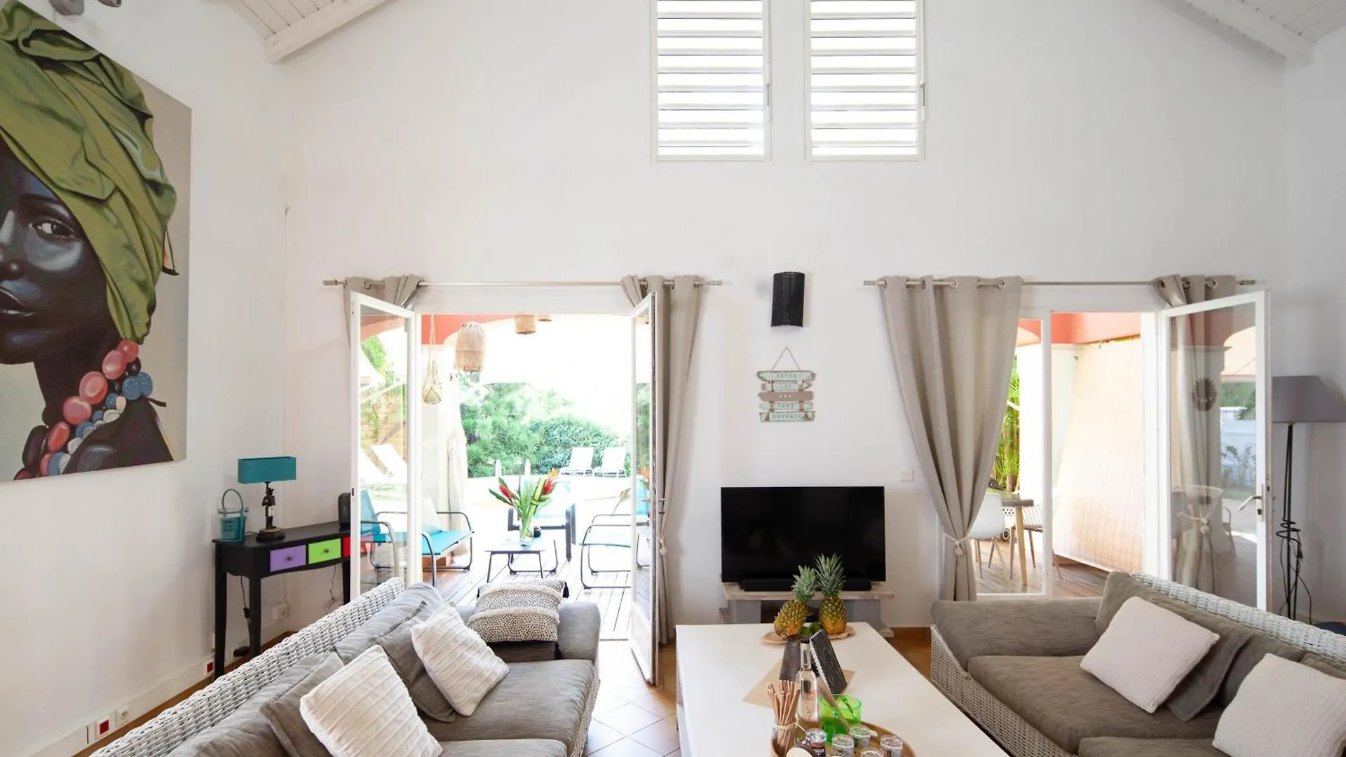 סן-פרנסואה Villa Marie Galante 4/6 P A 50 M De La Plage
